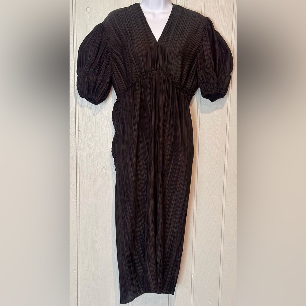 Anthropologie Black Backless Dress